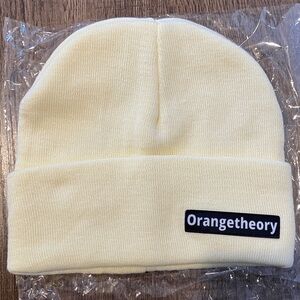 Orangetheory Cream Beanie Hat